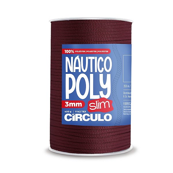 Fio Náutico Poly Slim 3mm 400g - Jaspe - Un