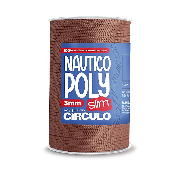 Fio Náutico Poly Slim 3mm 400g - Camafeu - Un