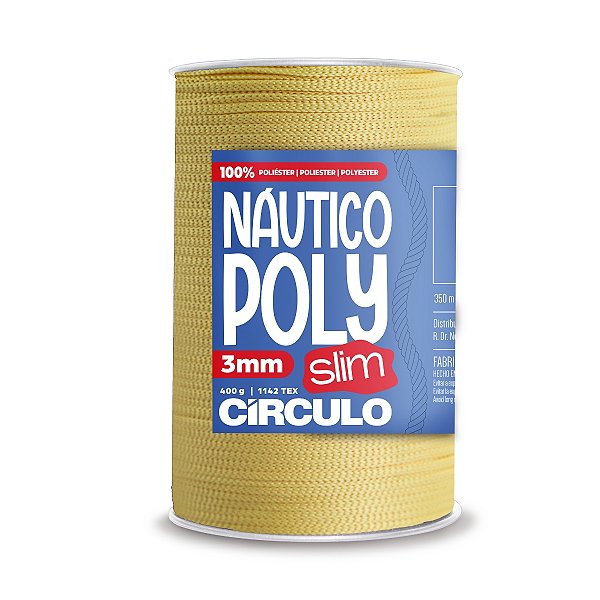 Fio Náutico Poly Slim 3mm 400g - Polén - Un