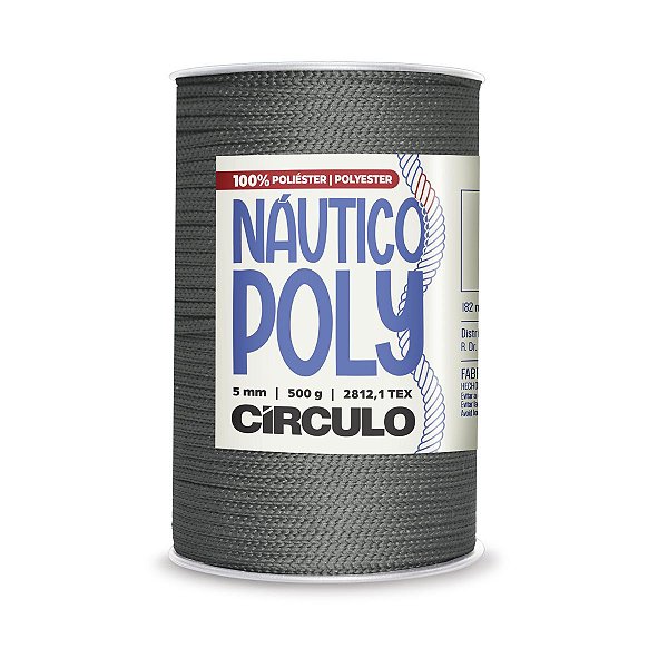 Fio Náutico Poly 5mm 500g - Alumínio - Un
