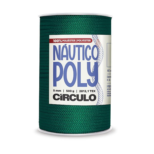 Fio Náutico Poly 5mm 500g - Esmeralda - Un