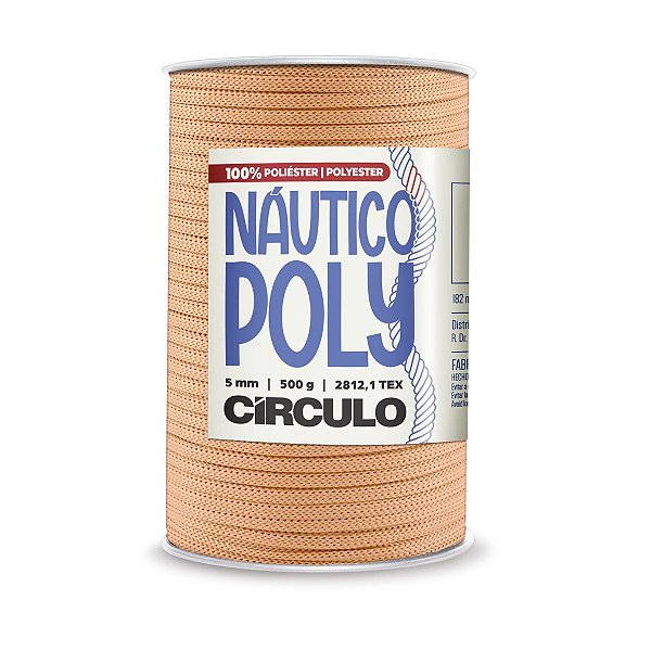 Fio Náutico Poly 5mm 500g - Peach Fuzz - Un