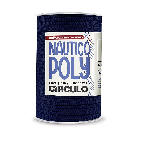 Fio Náutico Poly 5mm 500g - Azul Marinho - Un