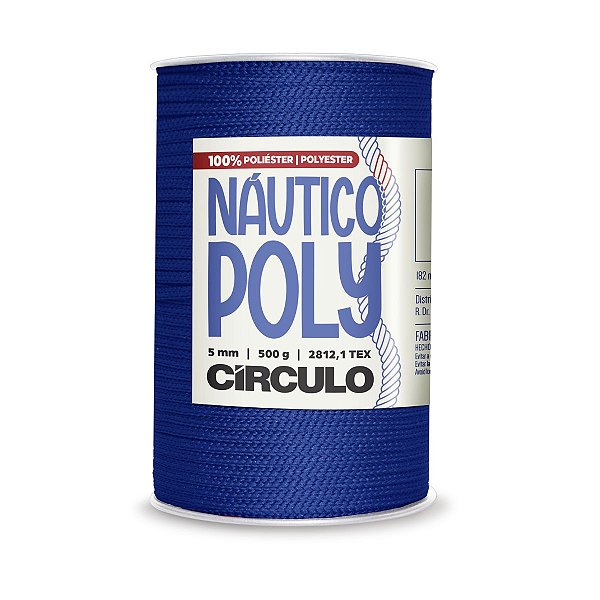 Fio Náutico Poly 5mm 500g - Azul Bic - Un