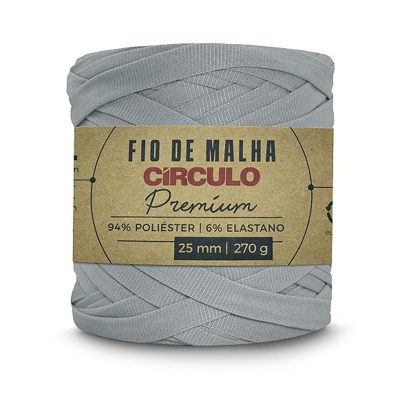 Fio Malha Premium Círculo 25mm - Crômio - Un