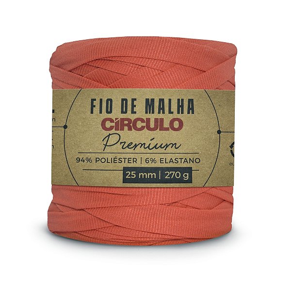 Fio Malha Premium Círculo 25mm - Porcelana Rosa - Un