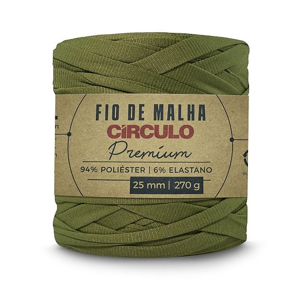 Fio Malha Premium Círculo 25mm - Floresta Selvagem - Un