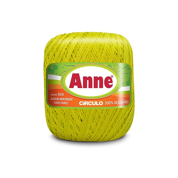 Fio Anne Círculo 19g - Amarelo Cítrico - Un