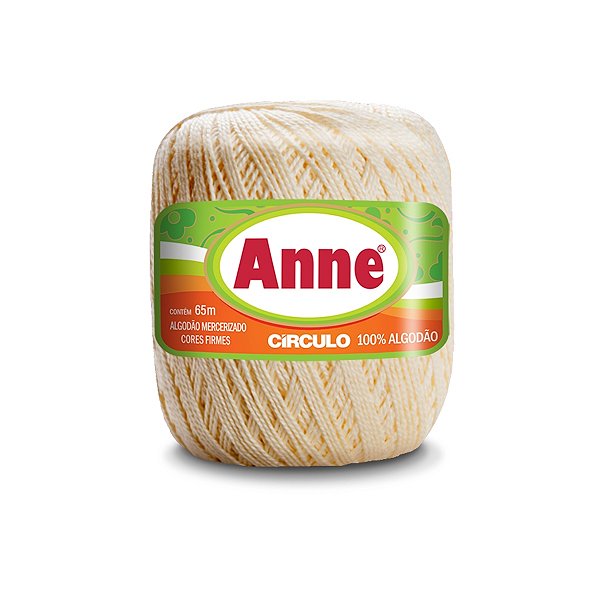 Fio Anne Círculo 19g - Creme - Un