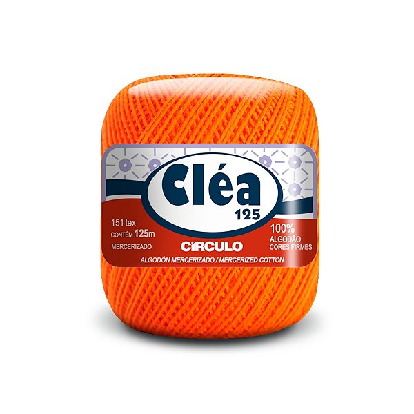 Fio Cléa 125 Círculo 19g - Laranja - Un
