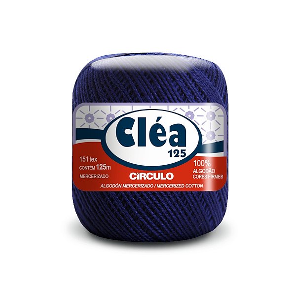 Fio Cléa 125 Círculo 19g - Anil Profundo - Un