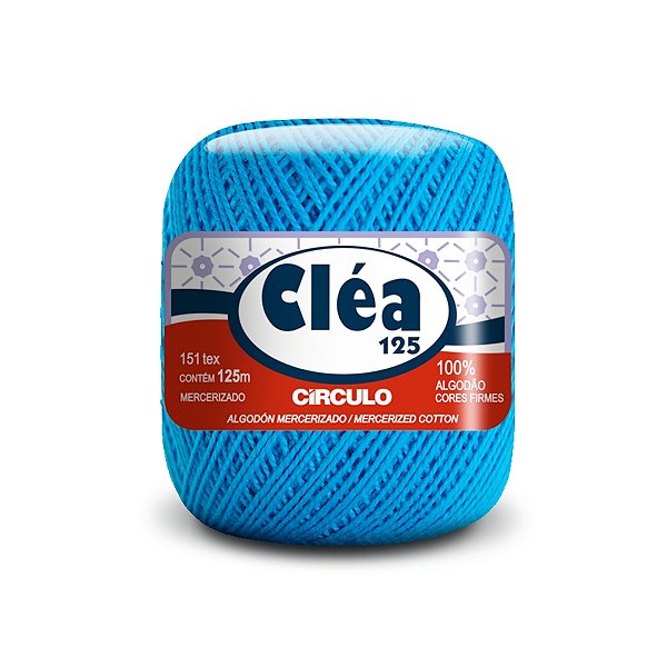 Fio Cléa 125 Círculo 19g - Turquesa - Un