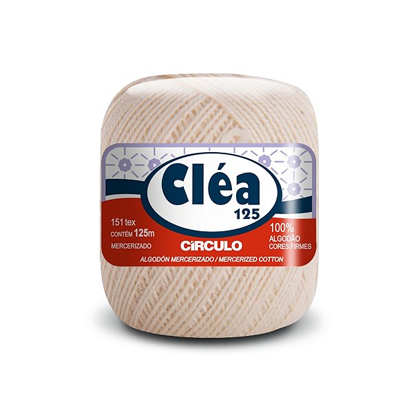 Fio Cléa 125 Círculo 19g - Natural - Un