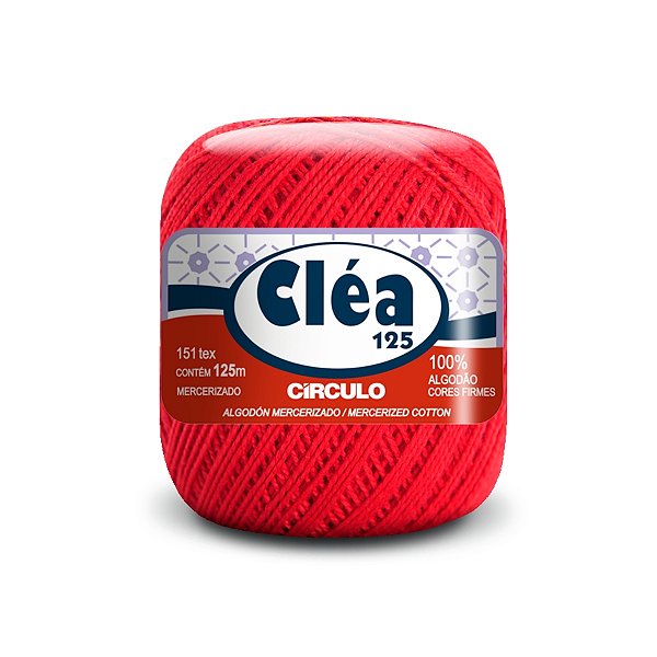Fio Cléa 125 Círculo 19g - Pimenta - Un