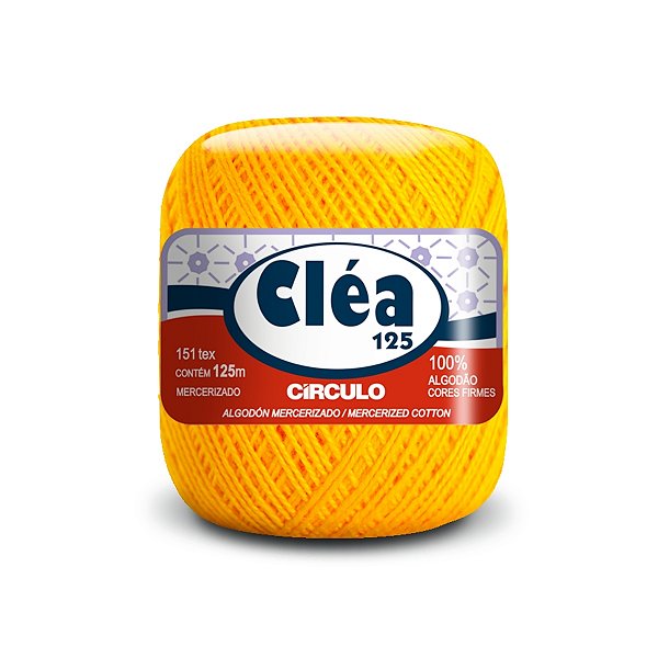 Fio Cléa 125 Círculo 19g - Canário - Un