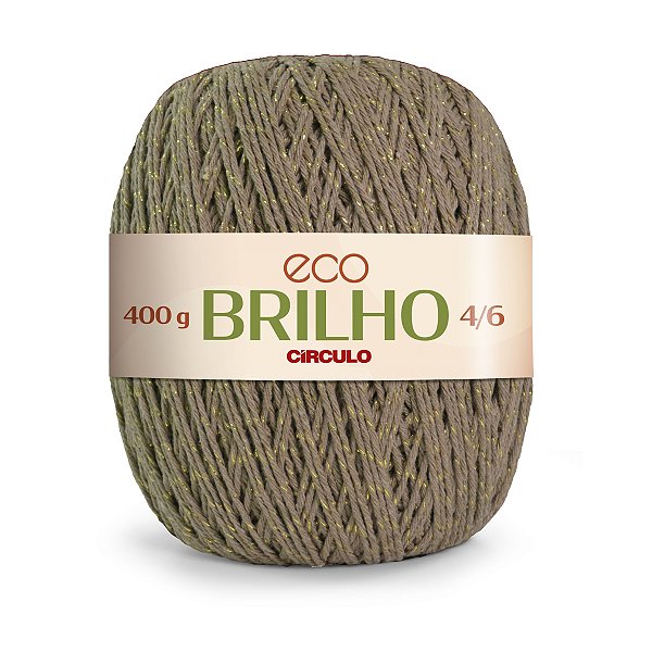 Barbante Eco Brilho Círculo 393m - Porcelana - Un