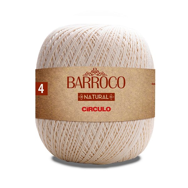 Barbante Barroco Natural 4 400g - Un