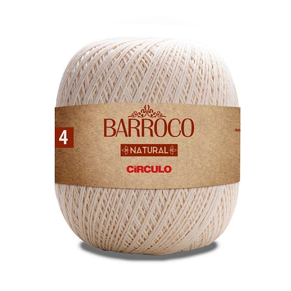 Barbante Barroco Natural 4 700g - Un