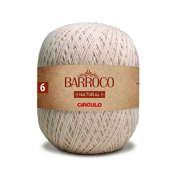 Barbante Barroco Natural 6 400g - Un
