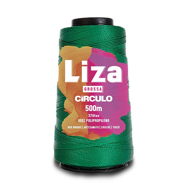 Linha Liza Grossa 500m - Verde Bandeira - Un