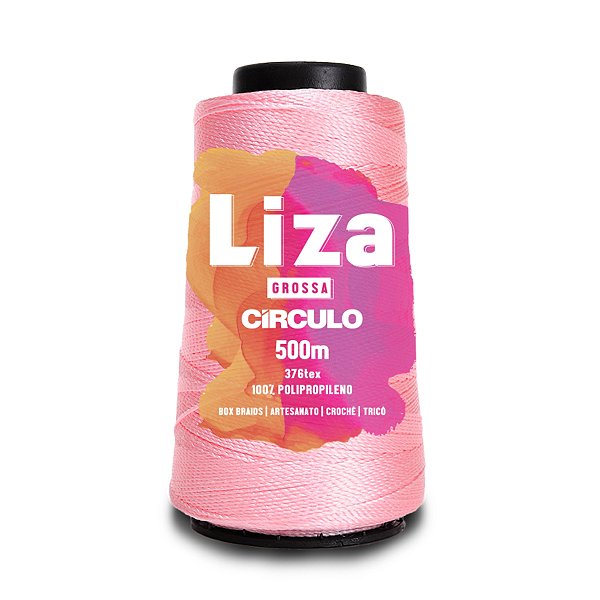 Linha Liza Grossa 500m - Rosa Candy - Un