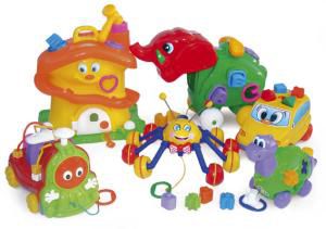 Kit Psicodiversão com 06 brinquedos em plástico