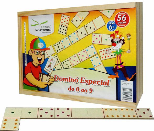 Dominó Especial de 0 a 9 - 56 peças