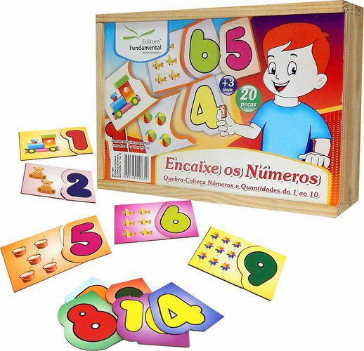 Encaixe os Números de 1 ao 10