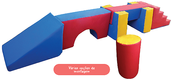 Espumado - Playground Conjunto de Módulos com 10 peças