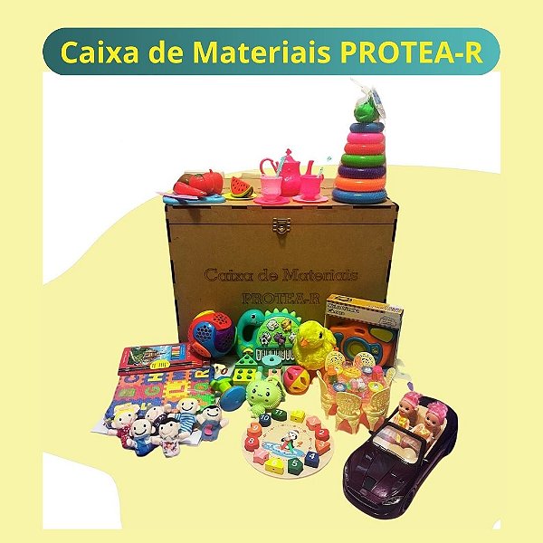 Caixa de Materiais PROTEA-R - Avaliação do Transtorno do Espectro Autista (TEA) - Modelo 2