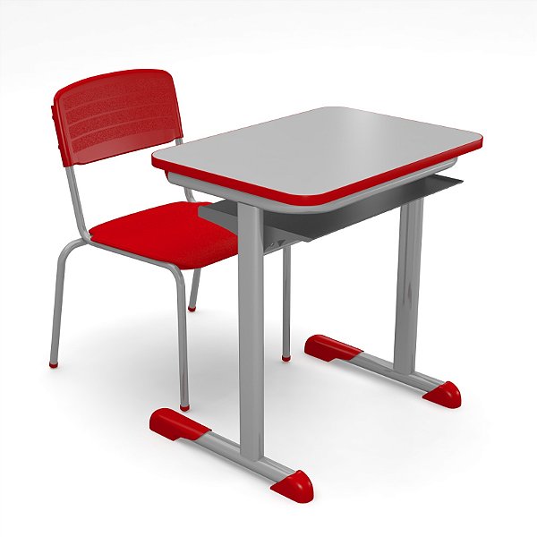 Conjunto Escolar Juvenil CJ04 FNDE - Vermelho