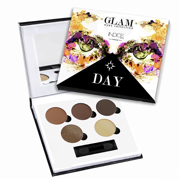 Glam Eyes Collection – DAY 02 - Paleta de Sombras 5 cores