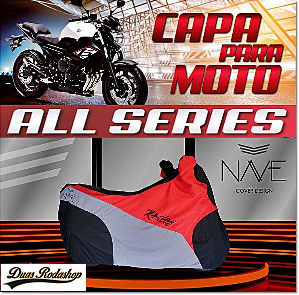 Capa De Moto Nave All Séries Cor Vermelho