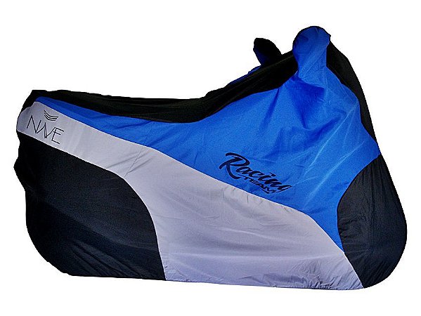 Capa Para Moto Nave All Series cor Azul