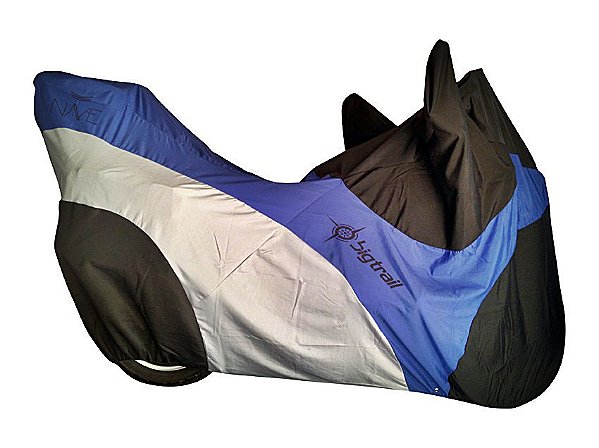 Capa para moto Big Trail cor azul