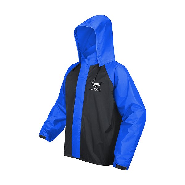 Jaqueta Nylon Emborrachado Bicolor