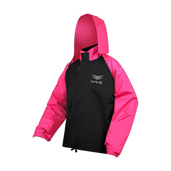 Jaqueta Impermeável Feminina Bicolor