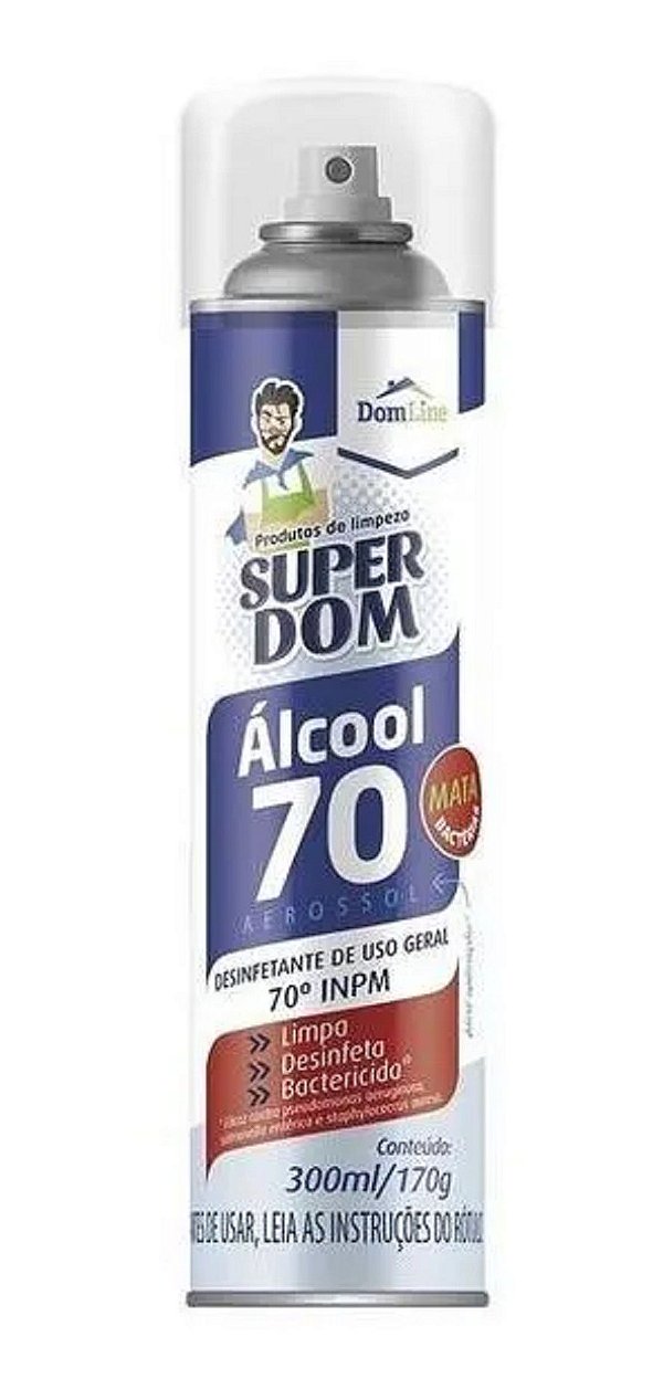 Alcool Spray Aerosol 70% Super Don 300ml/170gr