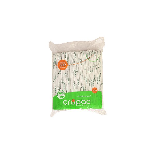 Canudo Vitamina 5MM Cropac Sache 500UN