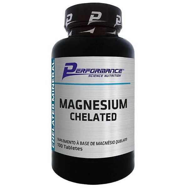 Magnesio Quelado 100 Tabs - Performance Nutrition