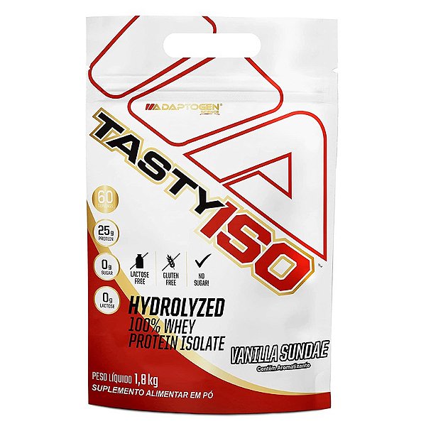 Tasty Iso Zero Lactose 1,8kgs - Adaptogen Science