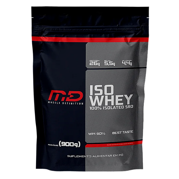 Whey Protein Isolado 900g Refil - Muscle Definition MD