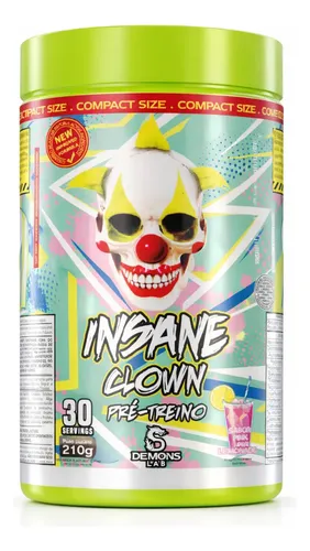 Insane Clown Pink Lemonade Demons Lab 210g Pré Treino
