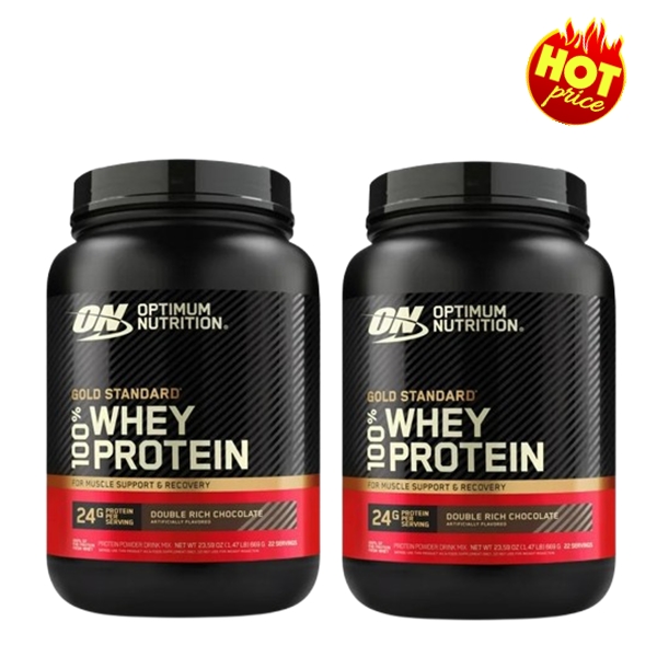 PROMO 02 Whey Gold Standard 669g (1,3kg) - Optimum Nutrition