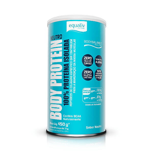Body Protein 450g Neutro - Equaliv