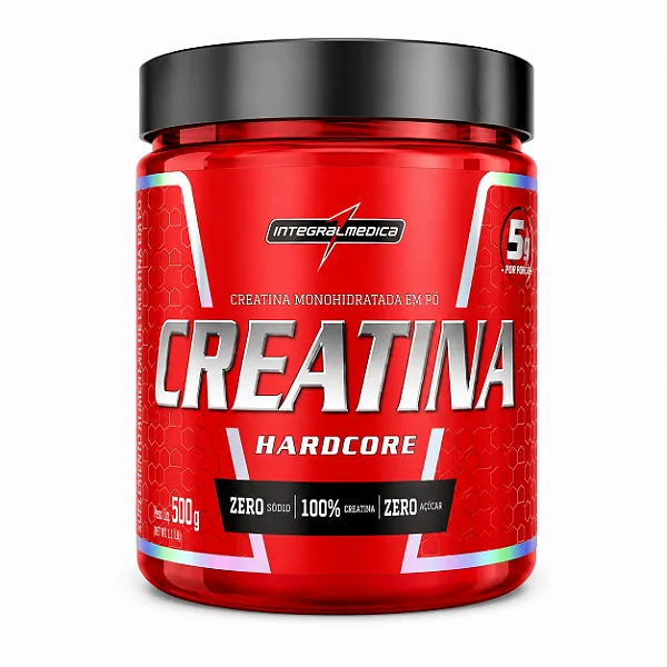 Creatina Hardcore 500g - Integralmédica LANÇAMENTO