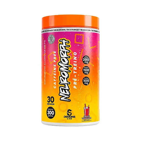 Neuromorph Pré Treino Sem Cafeína 300g - Demons Lab