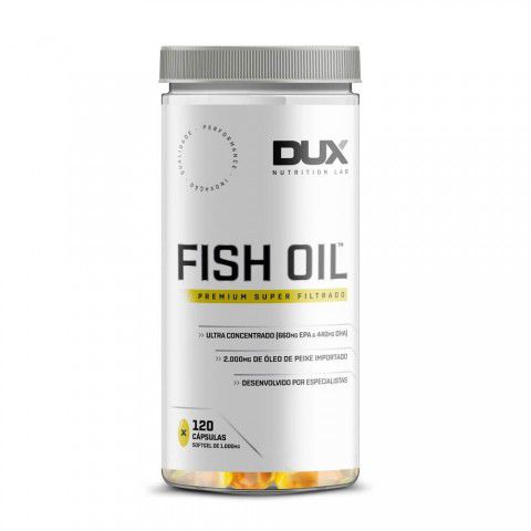 Fish Oil Omega 3 120 Cápsulas - Dux Nutrition