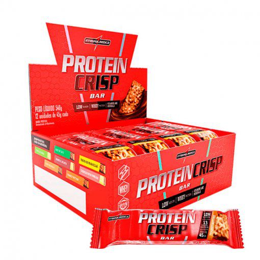 CAIXA Protein Crisp Bar 12 unidades - Integralmedica