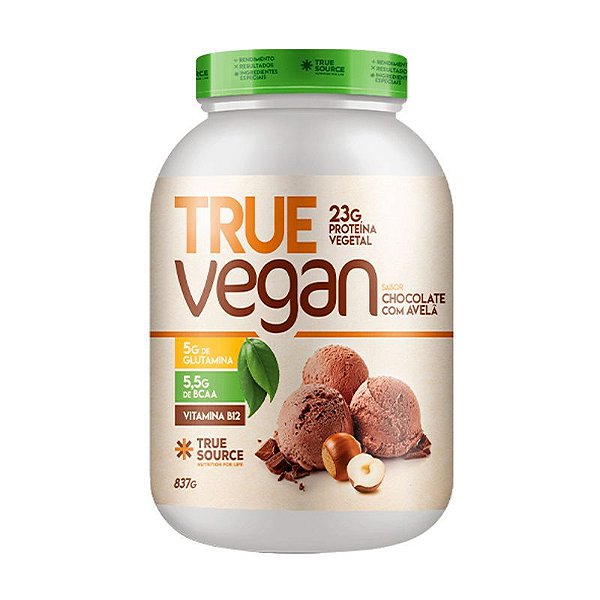 True Vegan 837g Whey Protein Vegano - True Source
